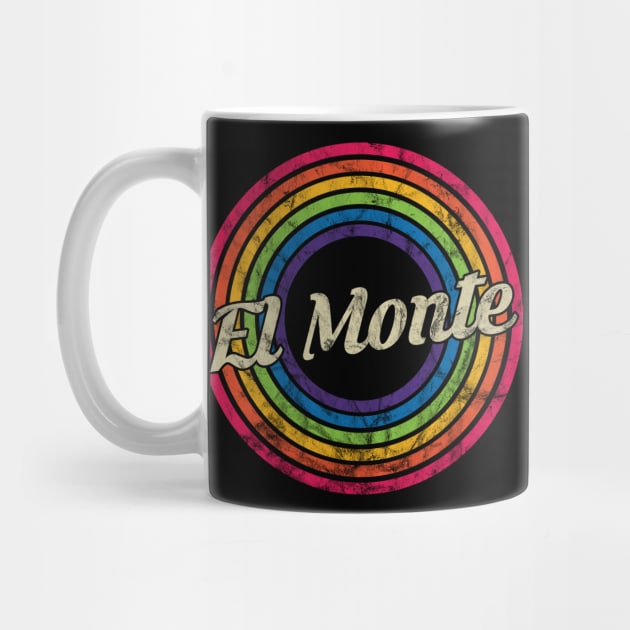 El Monte - Retro Rainbow Faded-Style by MaydenArt